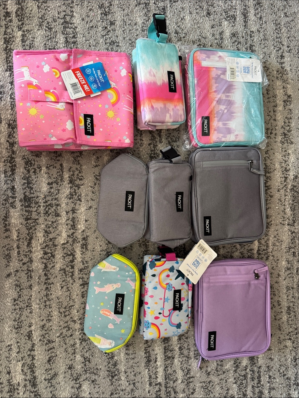 Pack-It Freezable Lunch Box, Snack Bundle